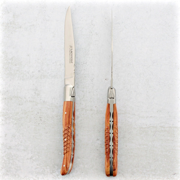 http://www.laguiole-imports.com/cdn/shop/products/Laguiole-Forged-Steak-Knives-Studded-Rosewood-Set-of-2-Fontenille-Pataud_600x.jpg?v=1666213657