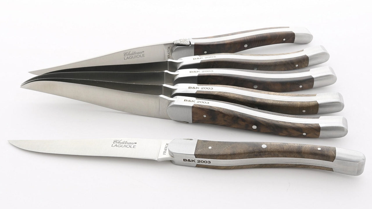 Rosewood Laguiole Steak Knives, set of 4 - Whisk