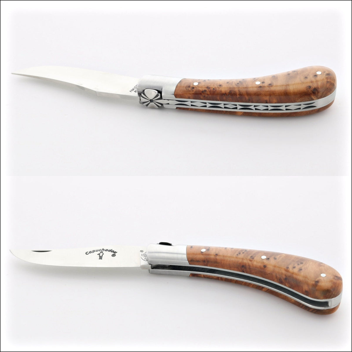 Capuchadou® 10 cm Classic Folding Knife Thuya Handle