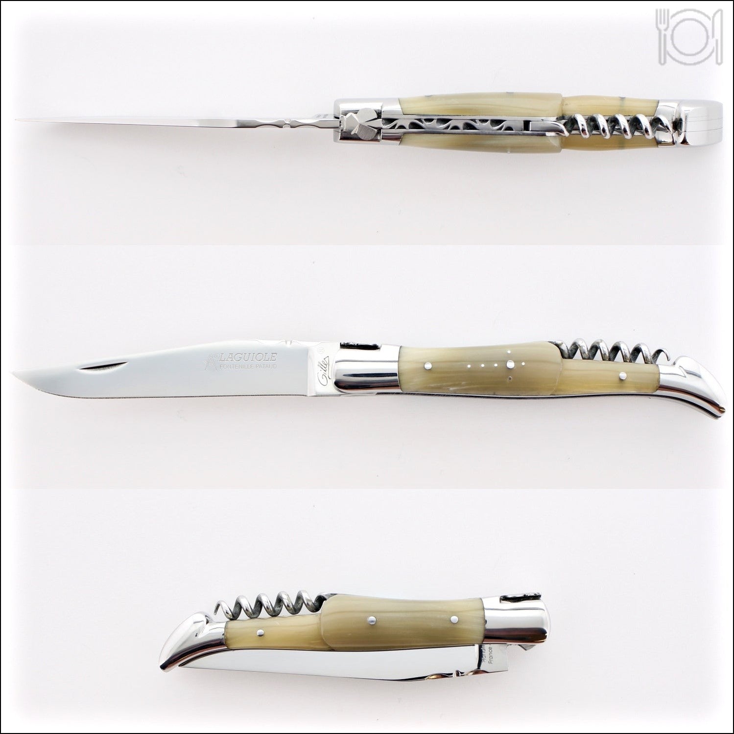 corkscrew knife #10, beechwood - Whisk