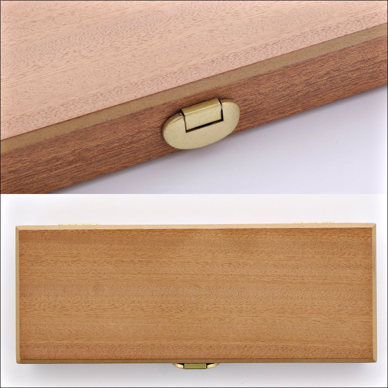 ‍Forge de Laguiole Steak Knife Storage Box for Set of 2 - Sapele Wood (30% off)