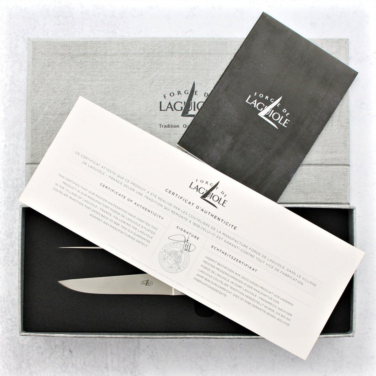 Forge de Laguiole Steak Knives - Black