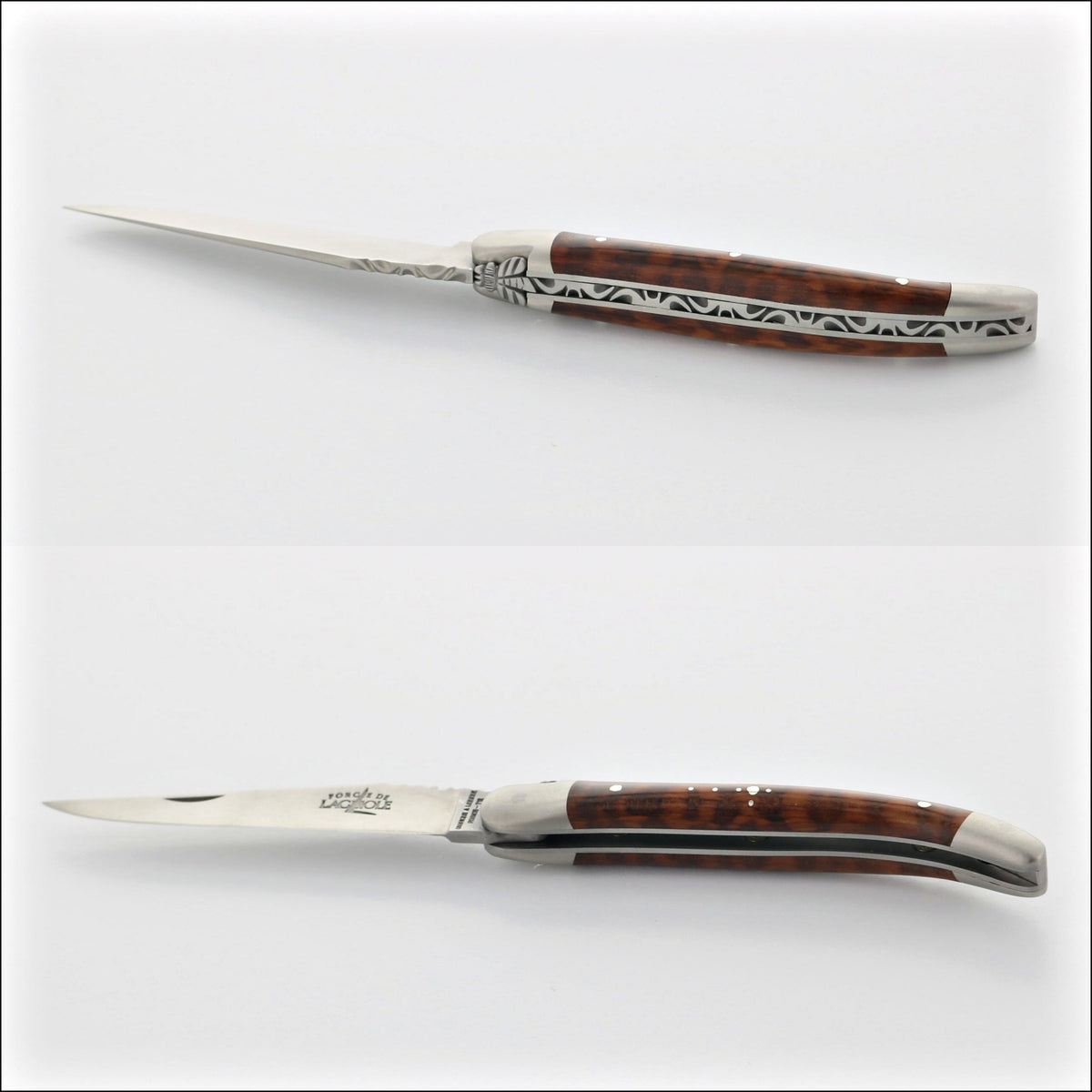 Forge de Laguiole Collection 9 cm Pocket Knife Amourette Satin Finish