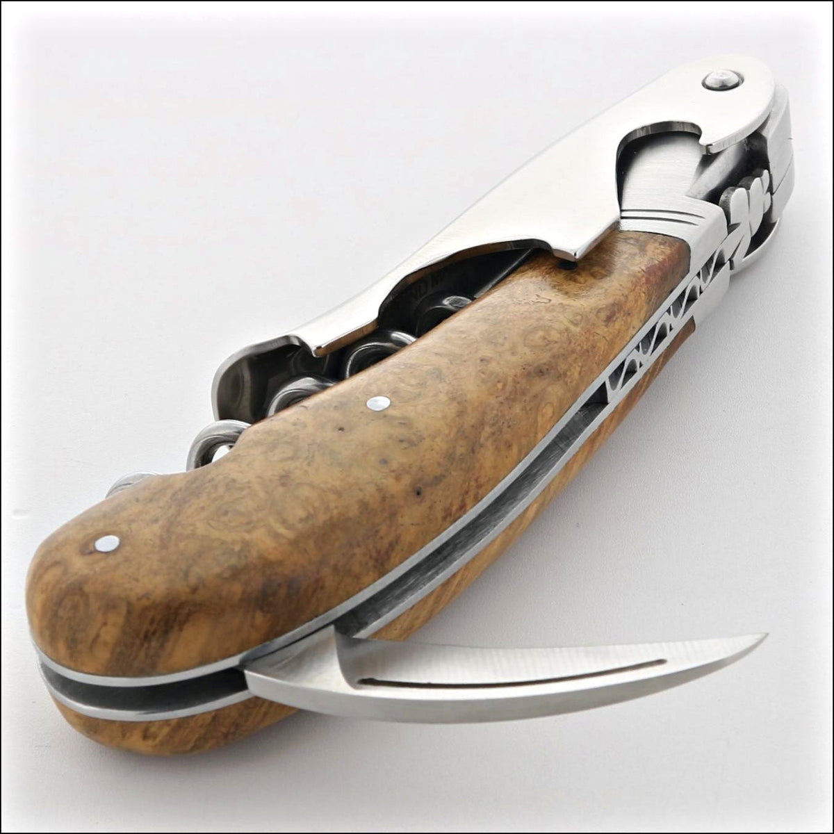 Laguiole Magnum Amboyna Burl Corkscrew - K