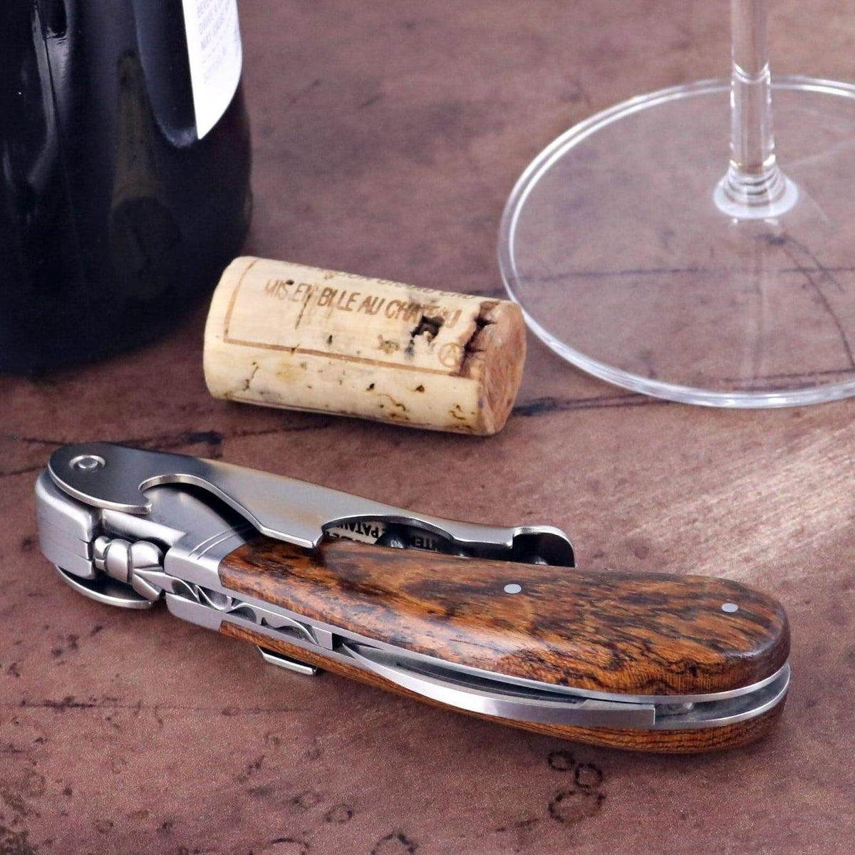 Laguiole Magnum Bocote Corkscrew - B