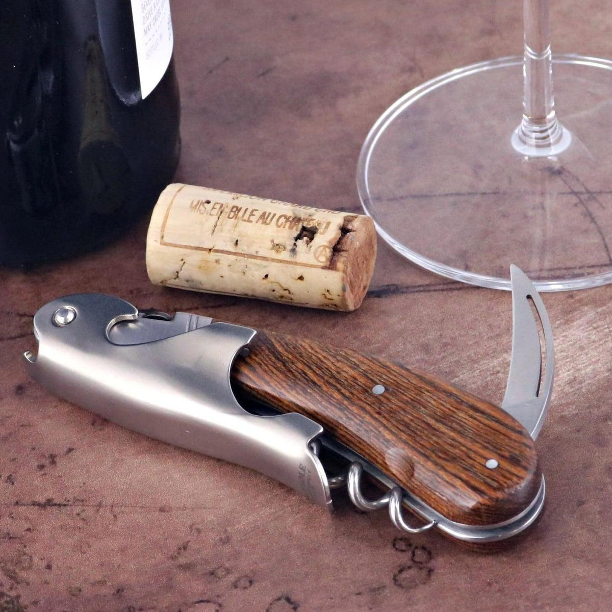 Laguiole Magnum Bocote Corkscrew - C