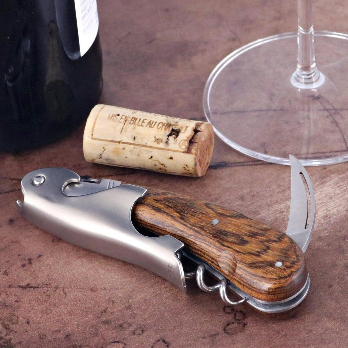 Laguiole Magnum Bocote Corkscrew - D