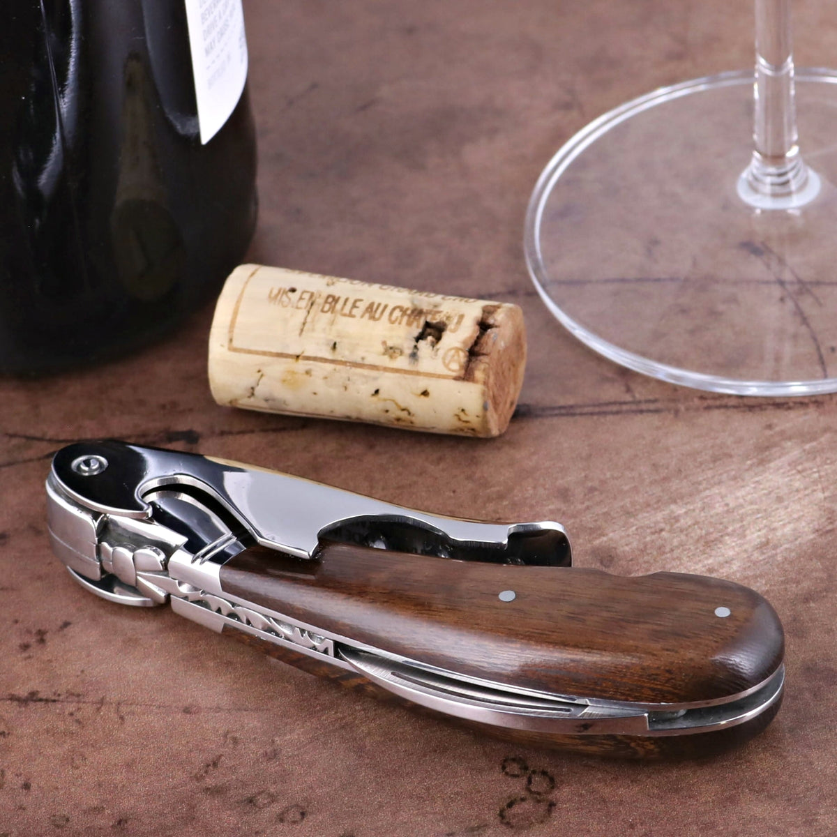 Laguiole Magnum Desert Ironwood Corkscrew - B