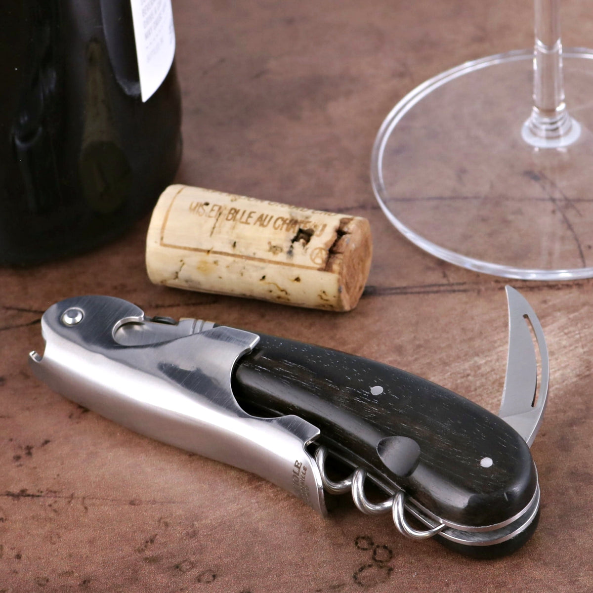 Laguiole Magnum Ebony Corkscrew - F