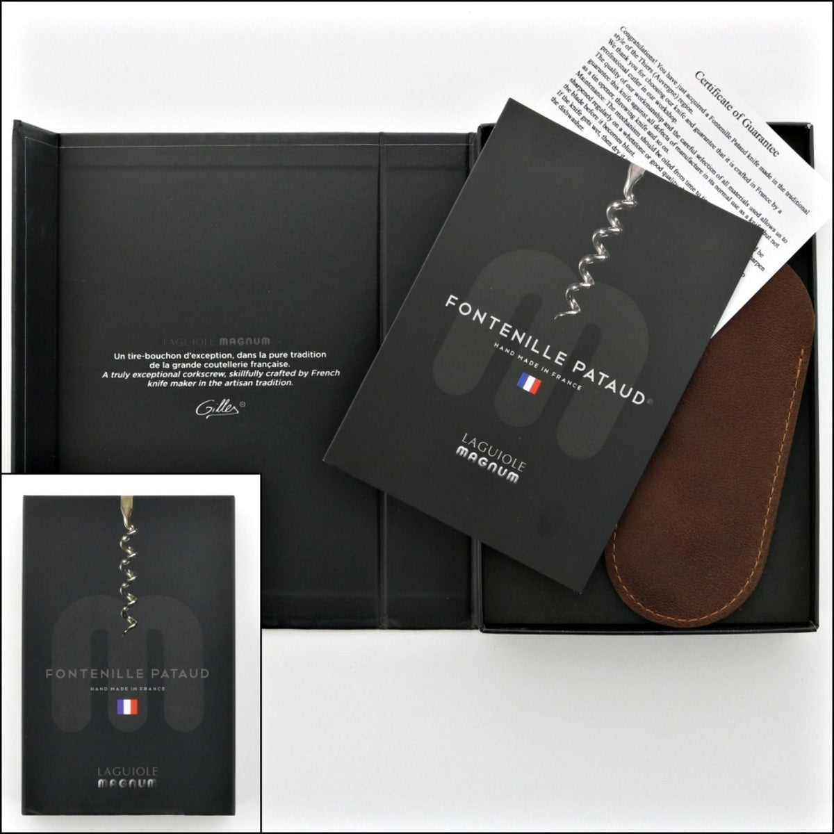 Laguiole Magnum Ebony Corkscrew - B