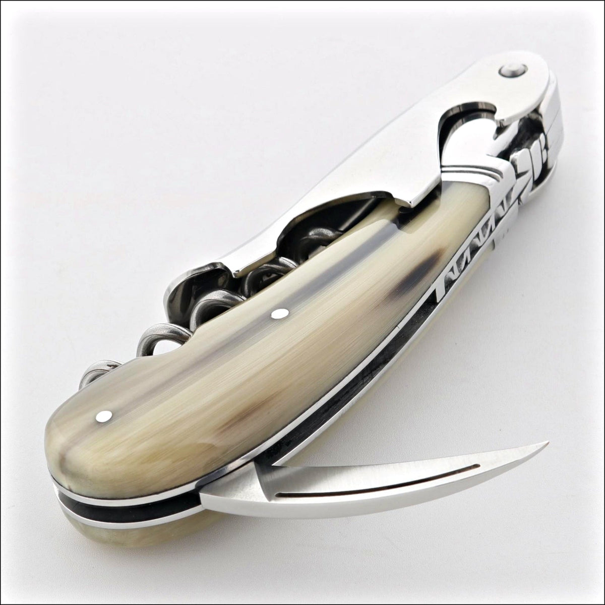 Laguiole Magnum Flamed Horn Tip Corkscrew