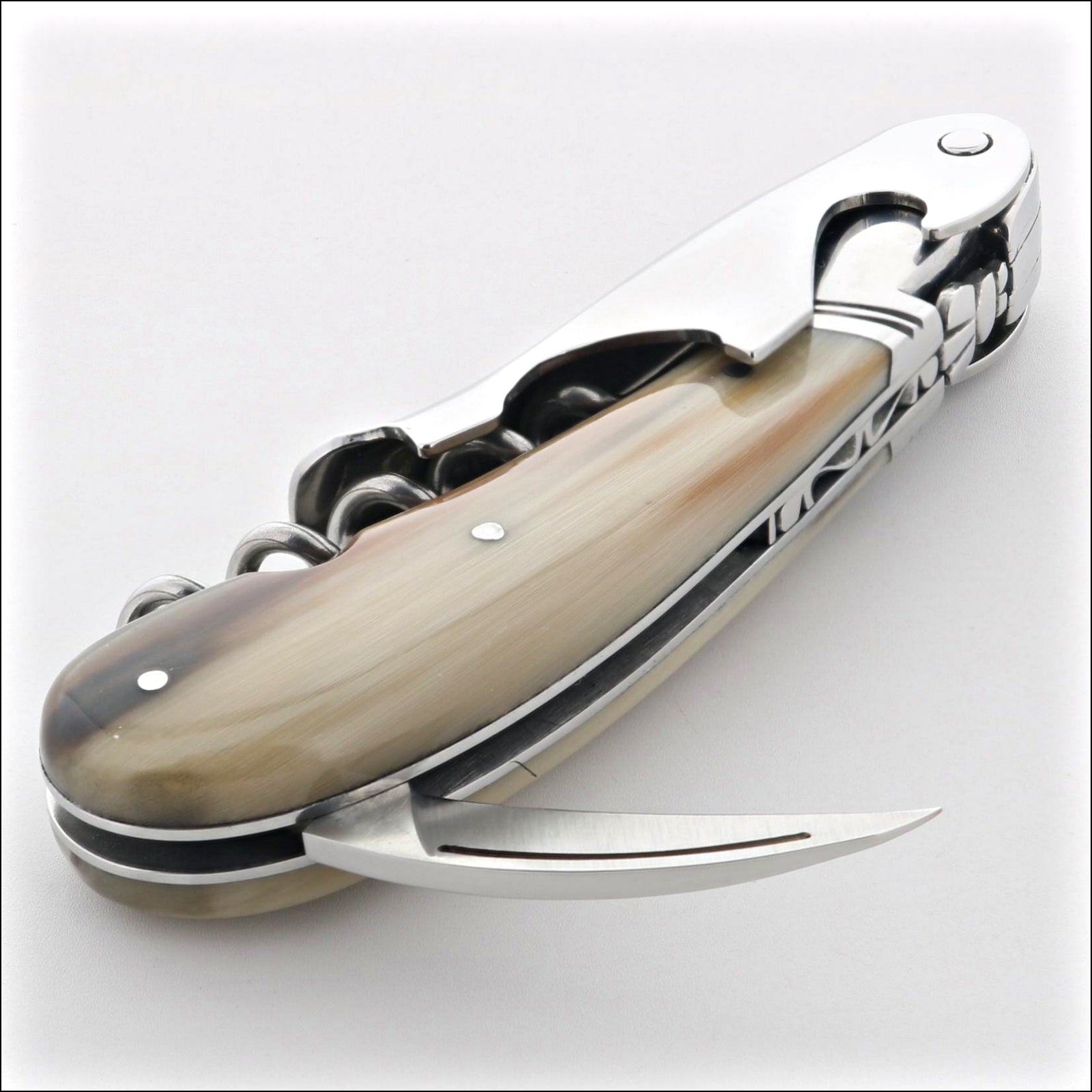 Laguiole Magnum Flamed Horn Tip Corkscrew