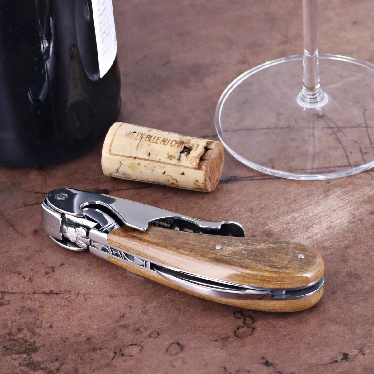 Laguiole Magnum Fossilized Mammoth Ivory Corkscrew - Z