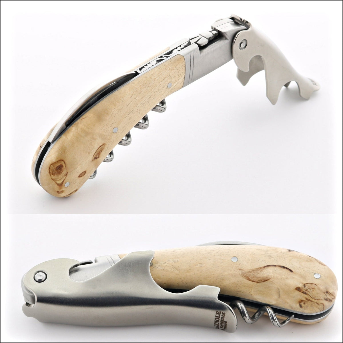 Laguiole Magnum Karelian Birch Corkscrew - F