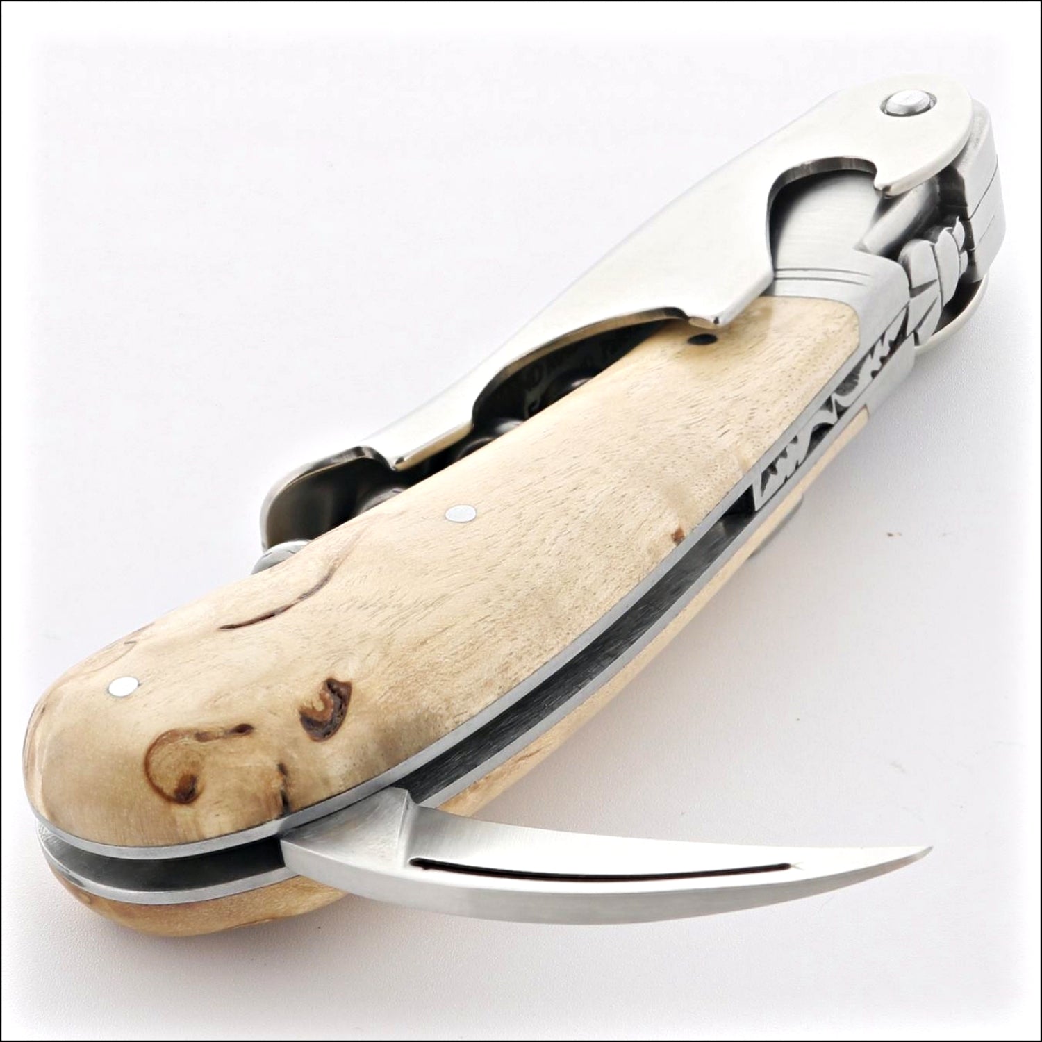 Laguiole Magnum Karelian Birch Corkscrew - F