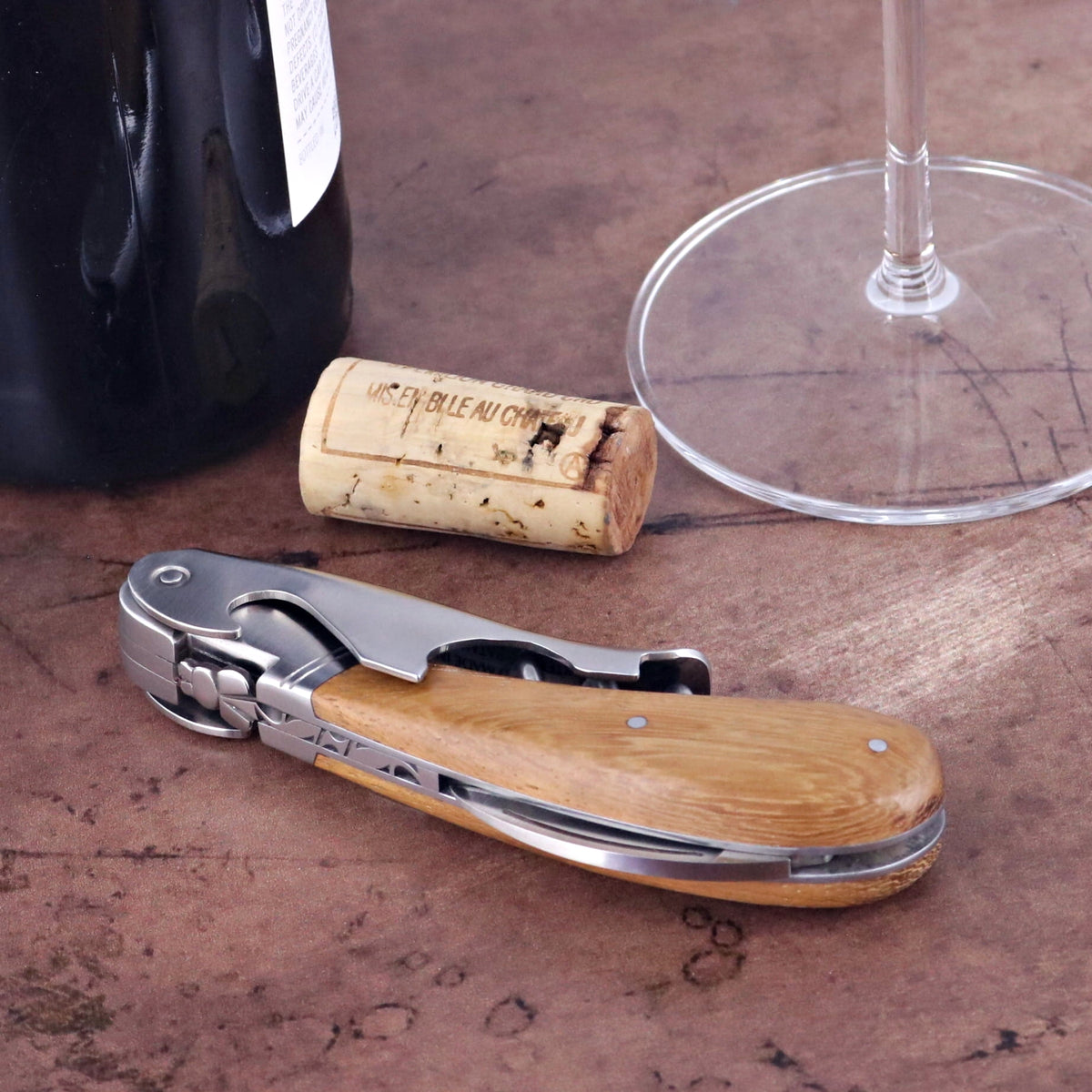 Laguiole Magnum Mahogany Corkscrew - B