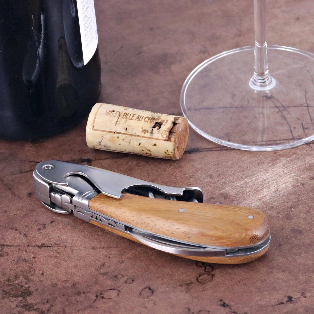 Laguiole Magnum Mahogany Corkscrew - C