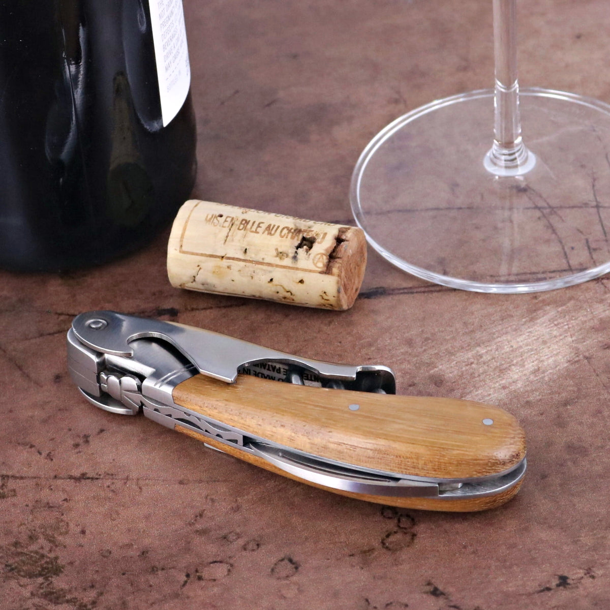 Laguiole Magnum Mahogany Corkscrew - D