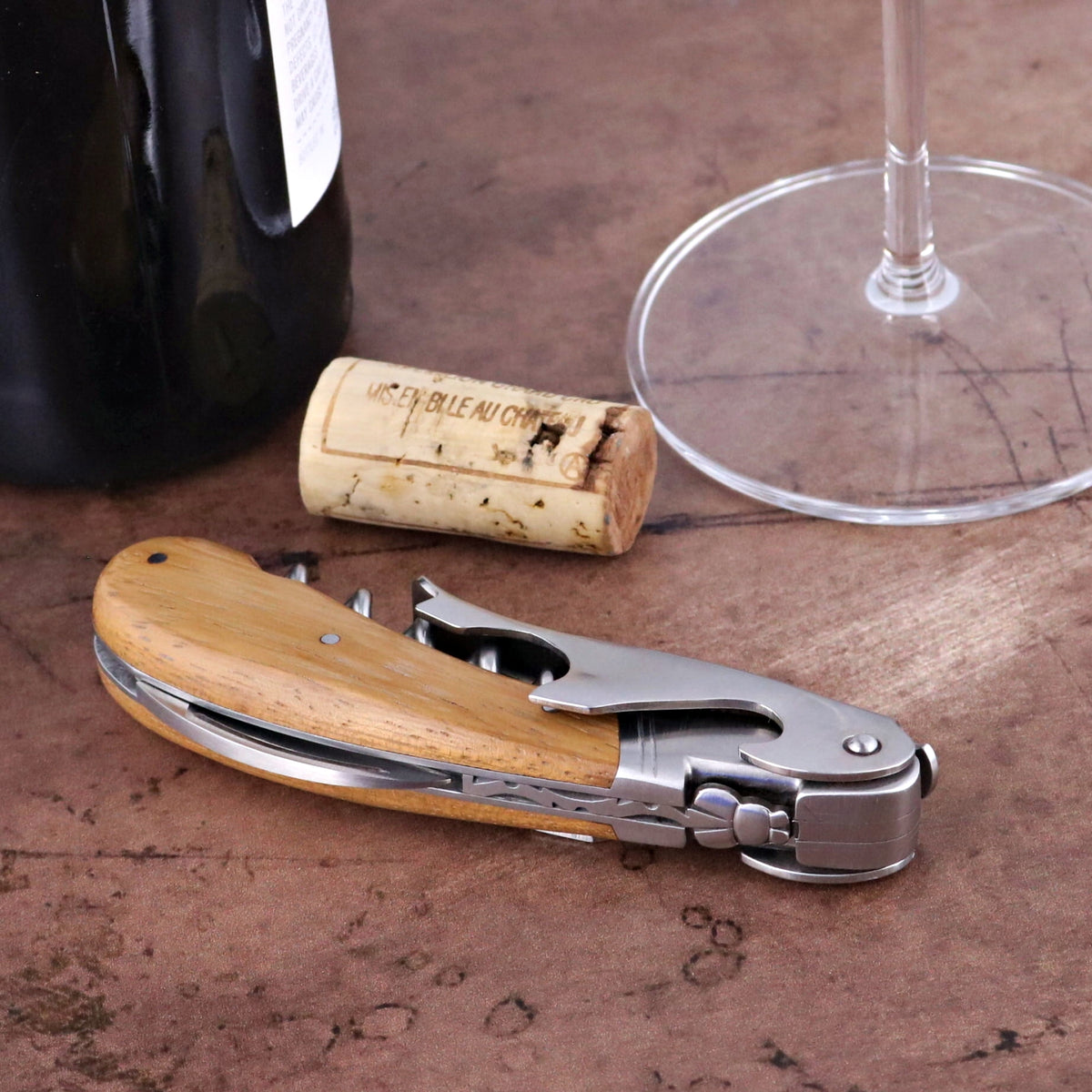 Laguiole Magnum Mahogany Corkscrew - D