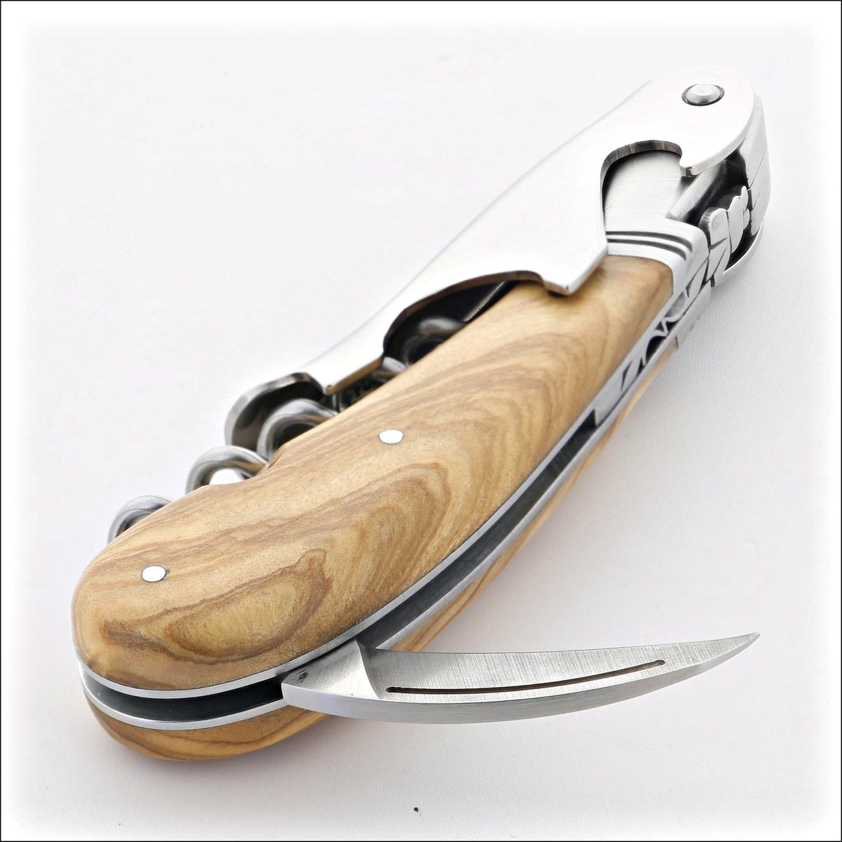 Laguiole Magnum Olive Wood Corkscrew - A