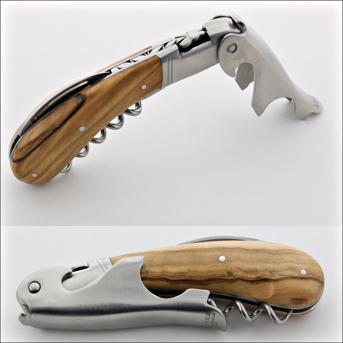 Laguiole Magnum Olive Wood Corkscrew - E