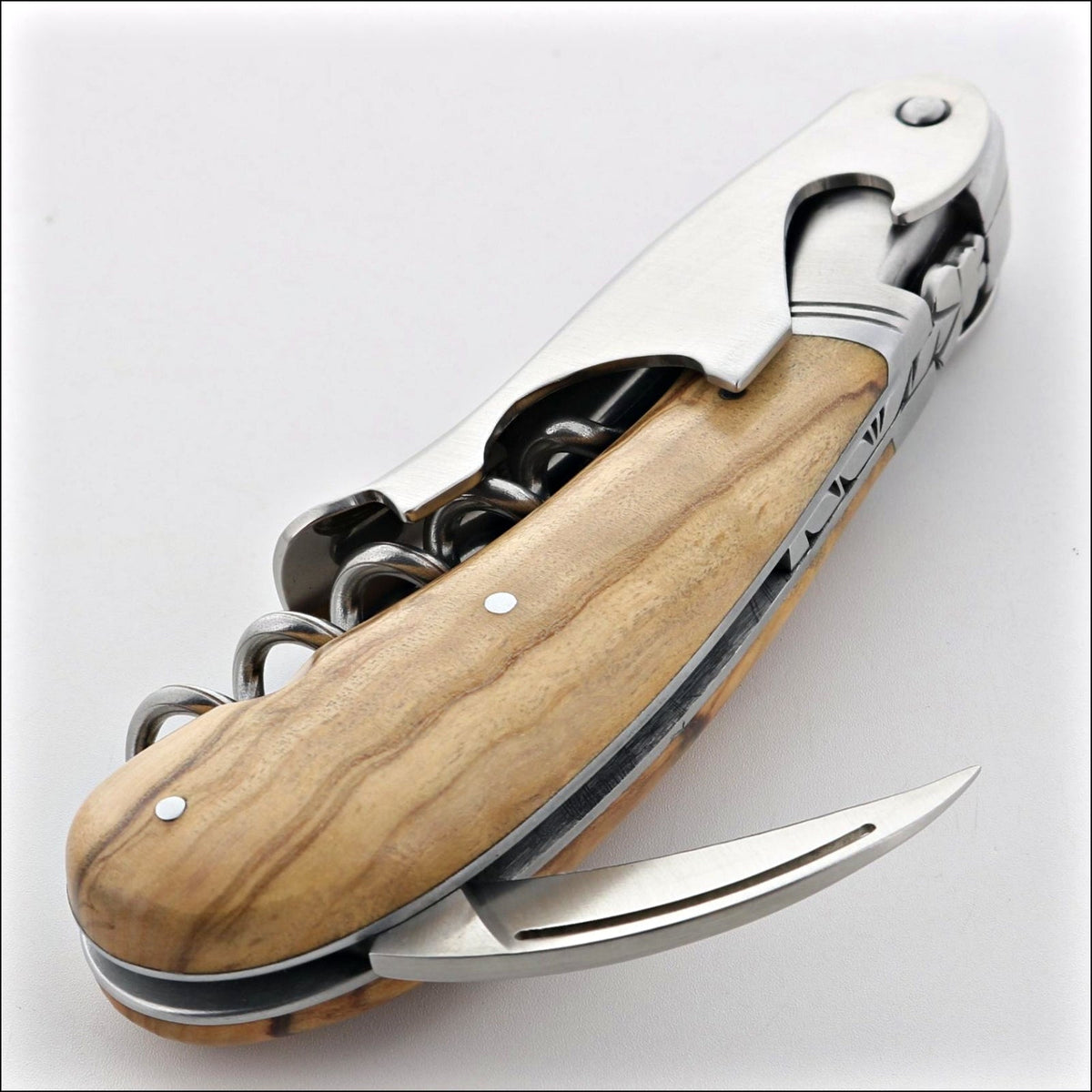 Laguiole Magnum Olive Wood Corkscrew - E