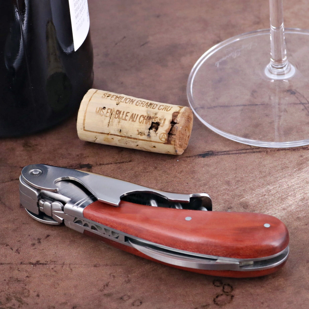 Laguiole Magnum Rosewood Corkscrew - D