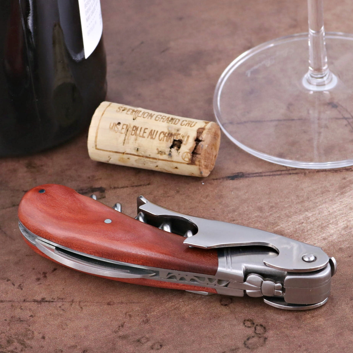 Laguiole Magnum Rosewood Corkscrew - D