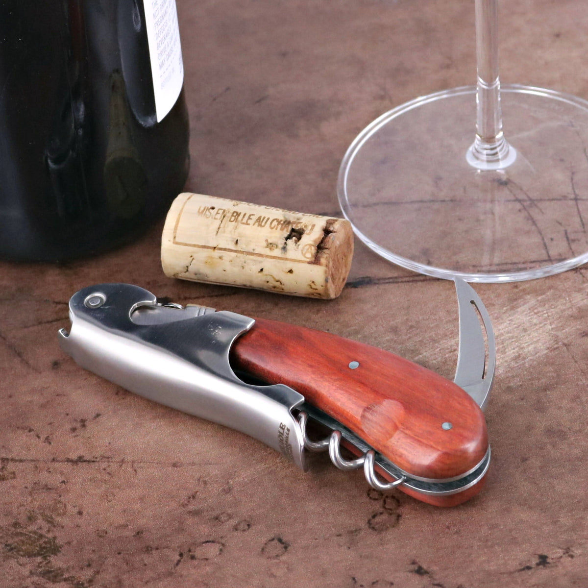 Laguiole Magnum Rosewood Corkscrew - D