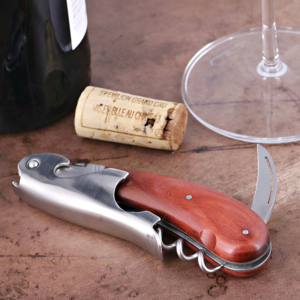 Laguiole Magnum Rosewood Corkscrew - D