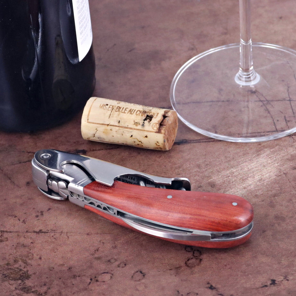 Laguiole Magnum Rosewood Corkscrew - I