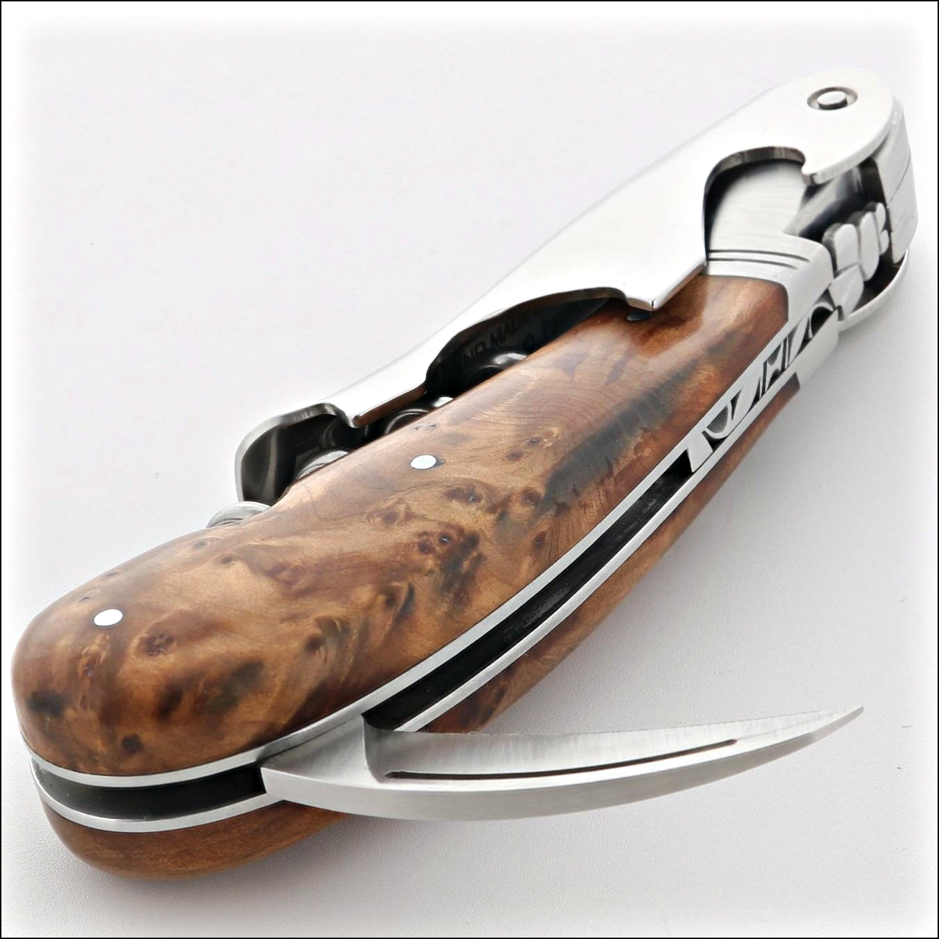 Laguiole Magnum Thuya Burl Corkscrew - B