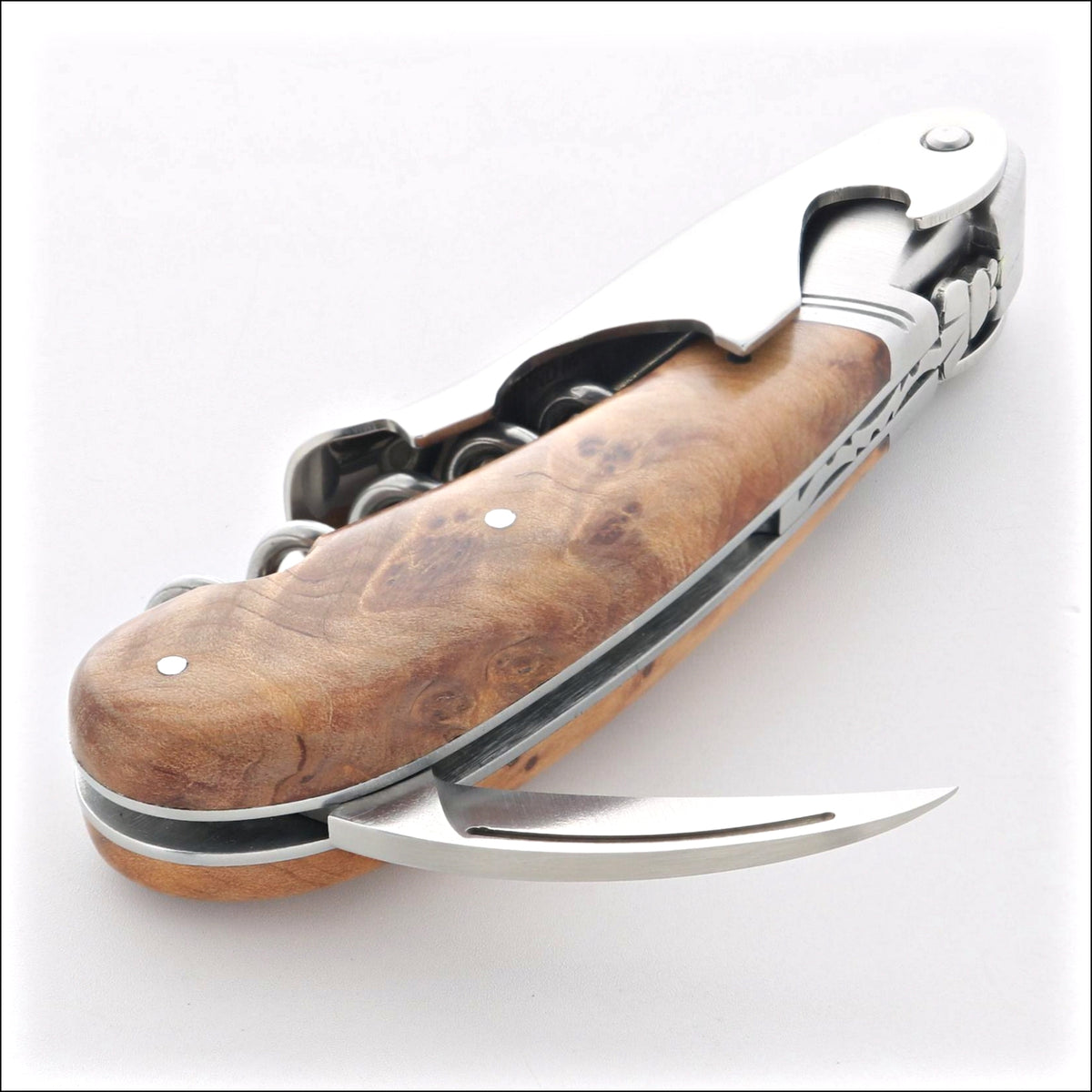 Laguiole Magnum Thuya Burl Corkscrew - C