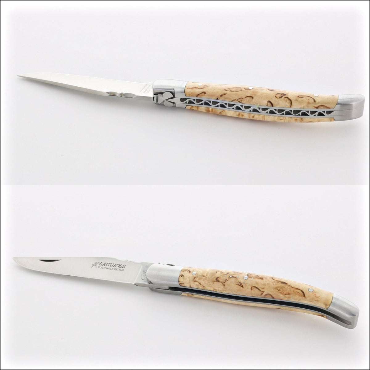 Laguiole Traditional 12 cm Knife Karelian Birch