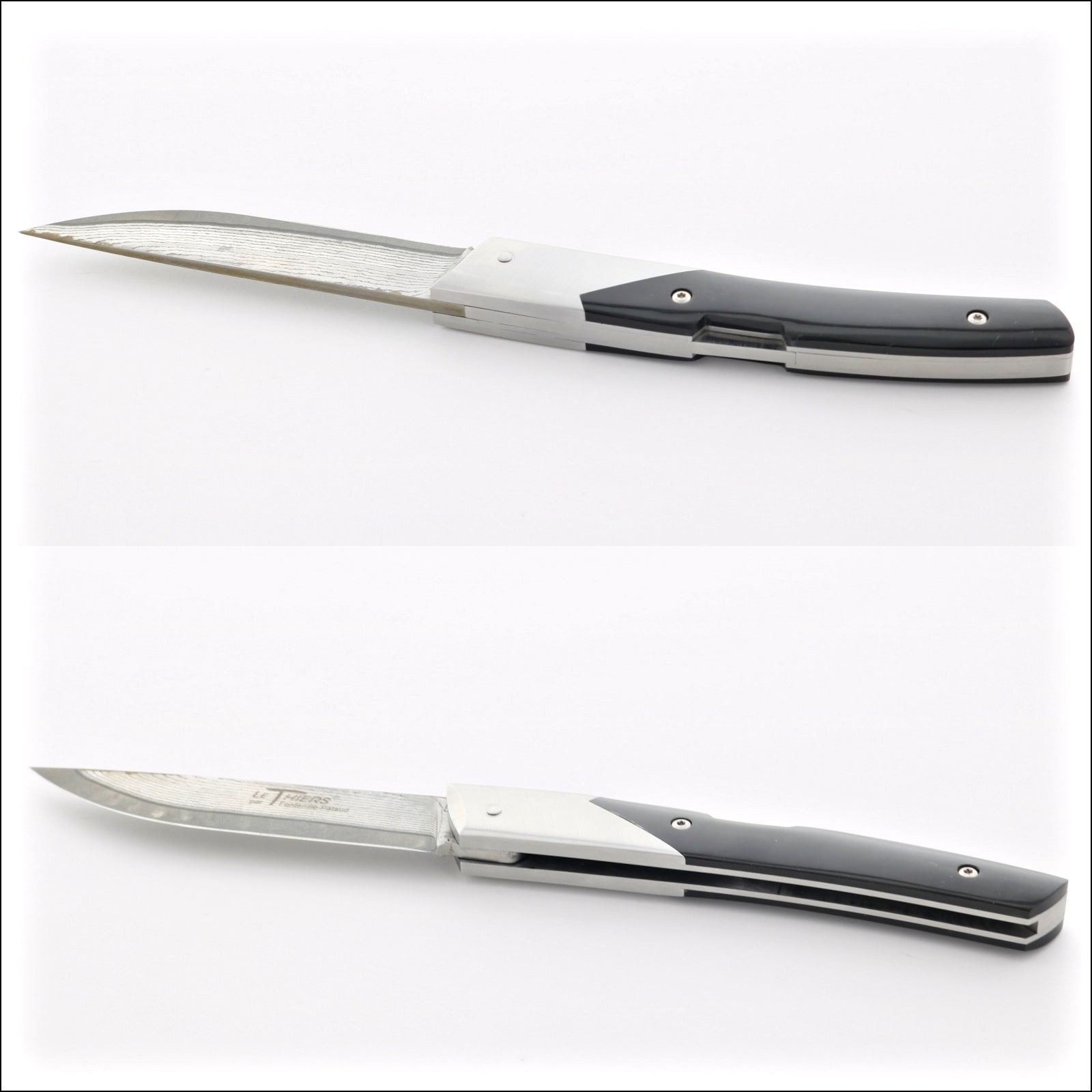 Le Thiers® Advanced 11.5 cm Suminagashi Blade - Dark Horn