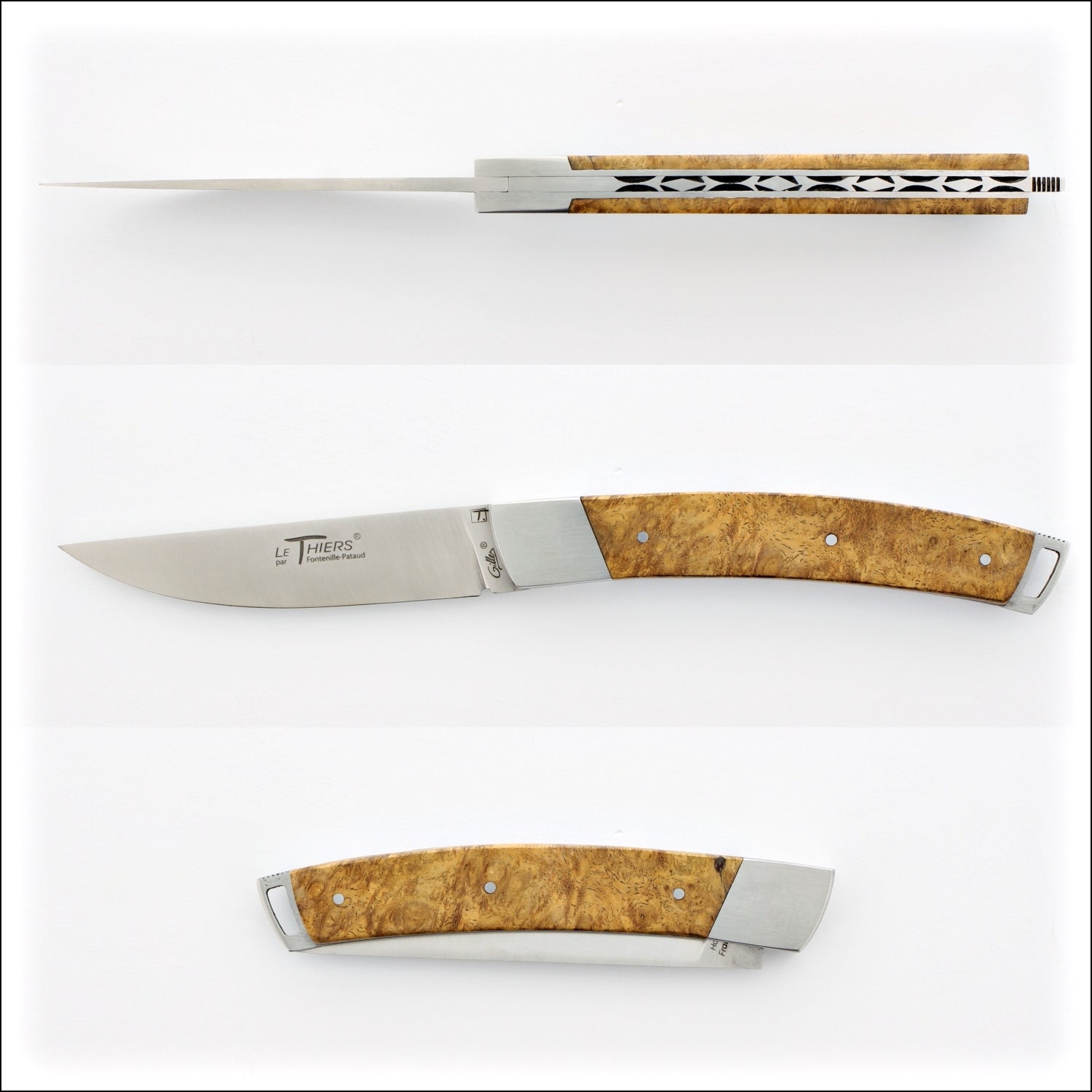 Folding Knife Christian Ghion – Flat - Couteau Pliant Christian Ghion –  Flat - Laguiole Imports