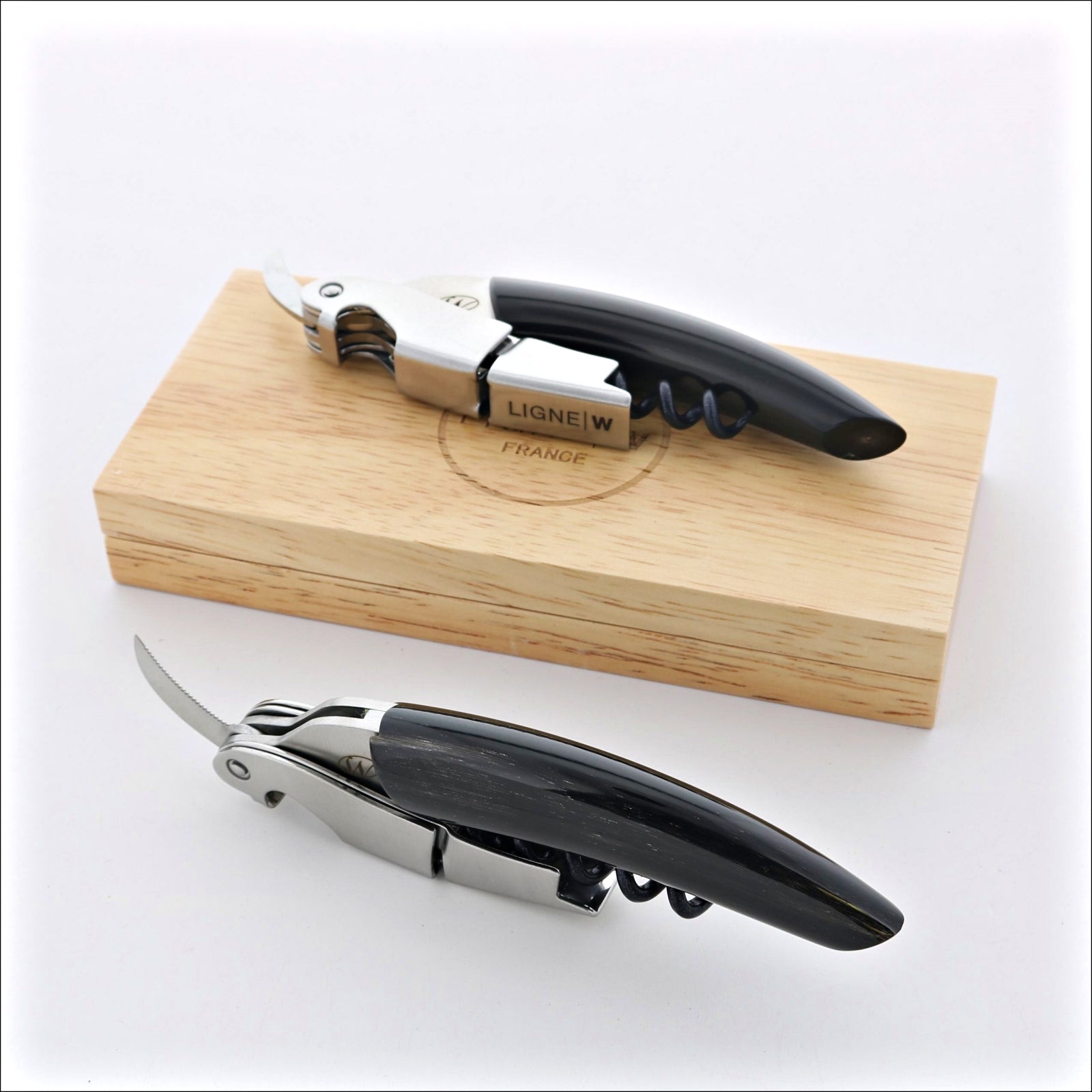 Ligne W Origine Prestige Waiter's Corkscrew - Dark Horn Tip