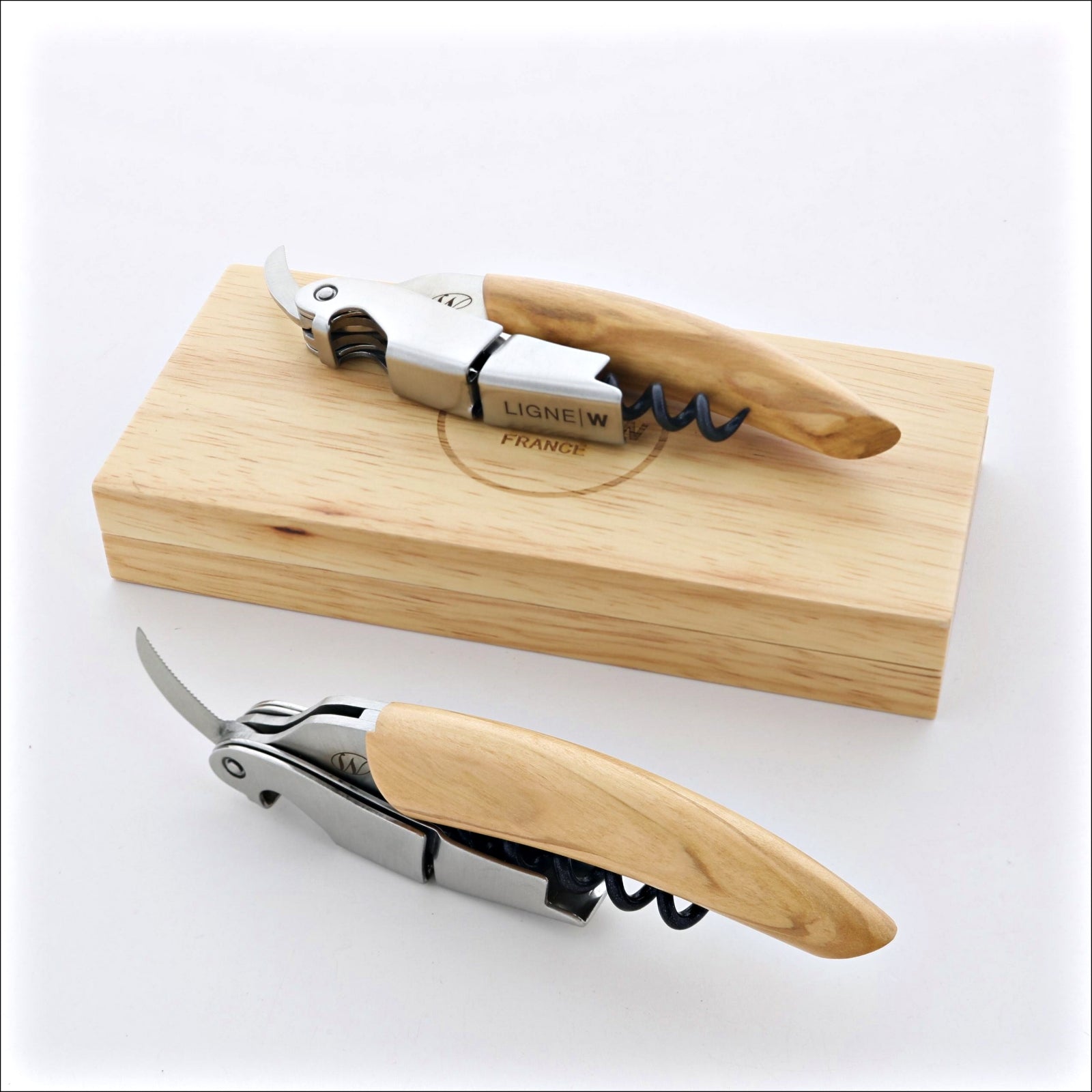 Ligne W Origine Prestige Waiter's Corkscrew - Olive Wood