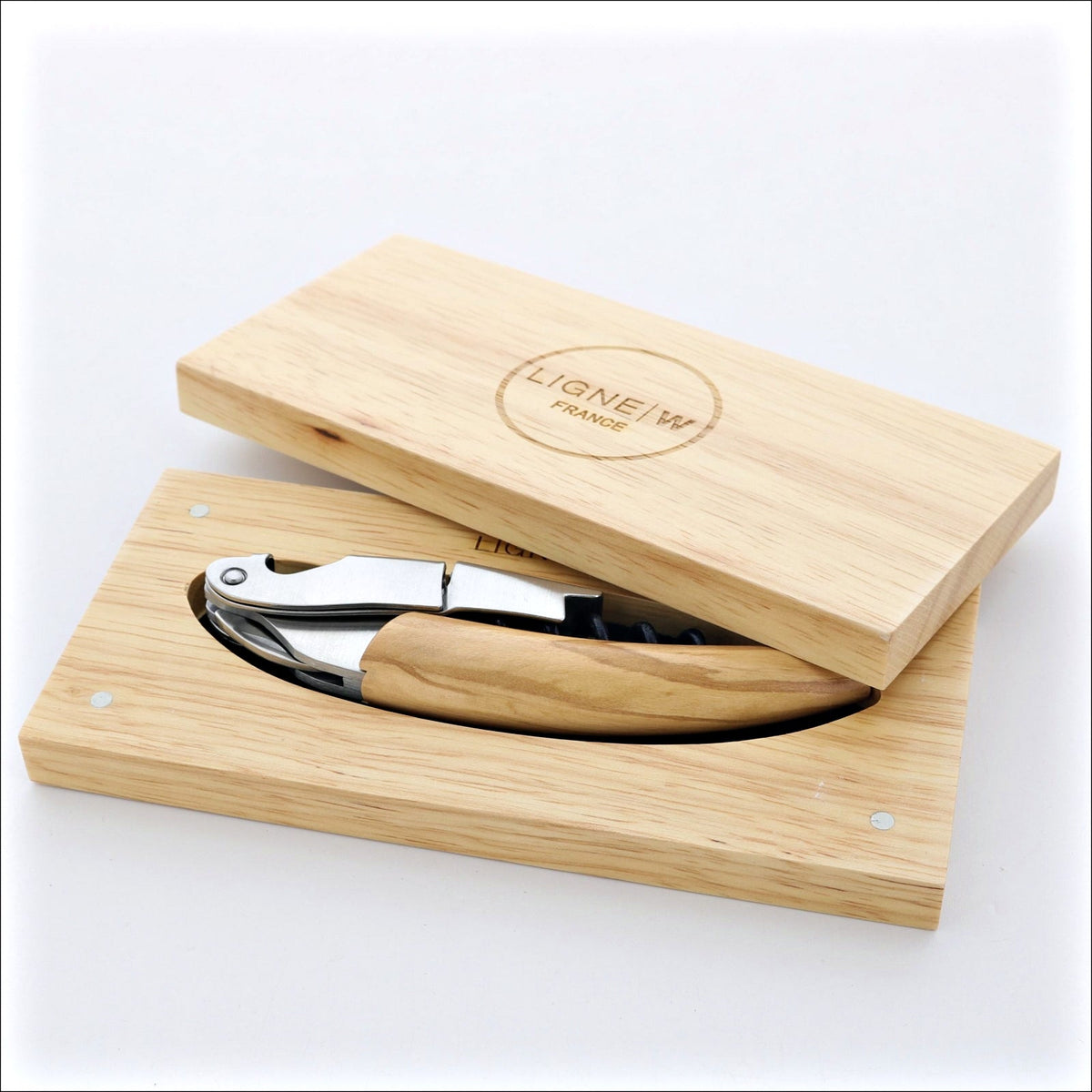 Ligne W Origine Prestige Waiter&#39;s Corkscrew - Olive Wood