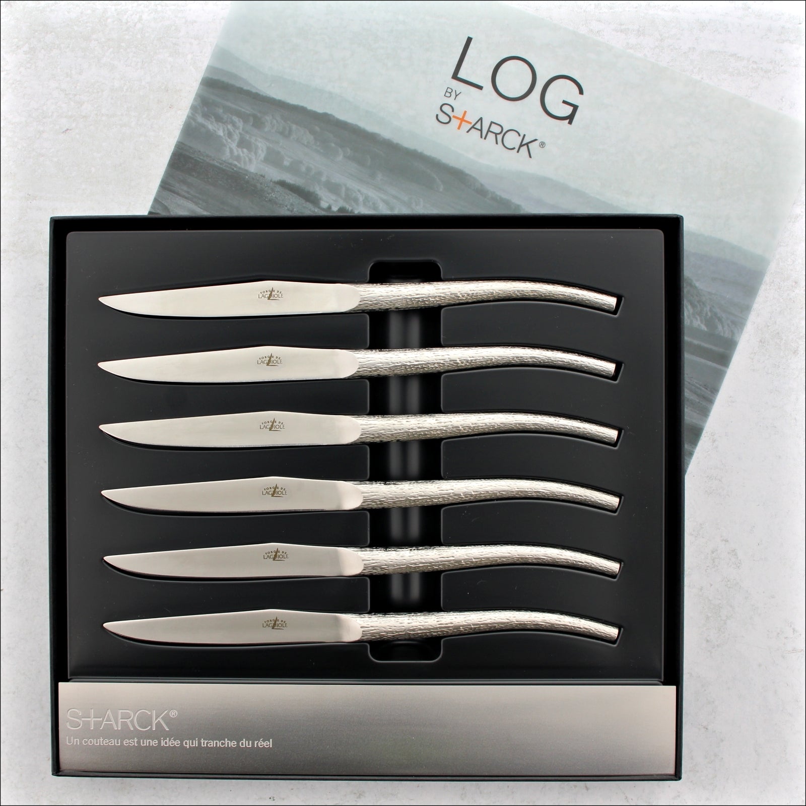 Table knives design Philippe Starck in stainless