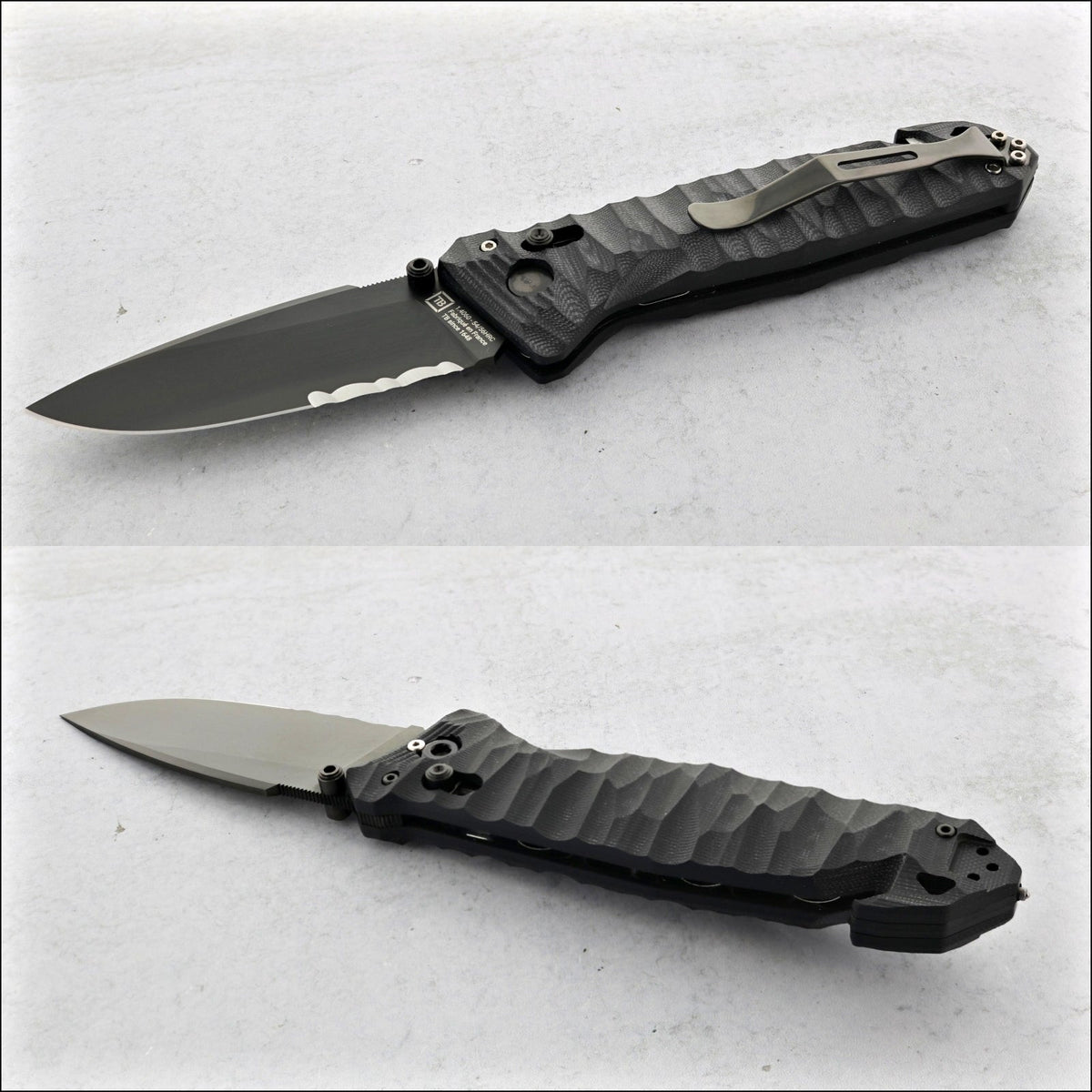 TB Outdoor G10 - CAC S200 Serrated Nitrox® Blade - Black