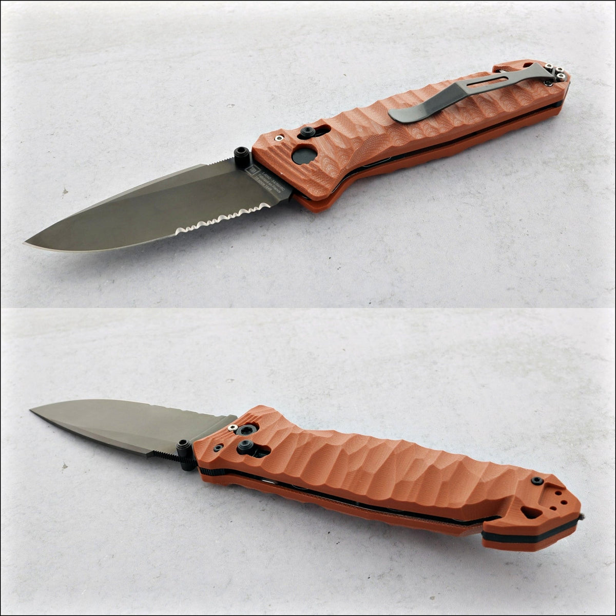 TB Outdoor G10 - CAC S200 Serrated Nitrox® Blade - Orange