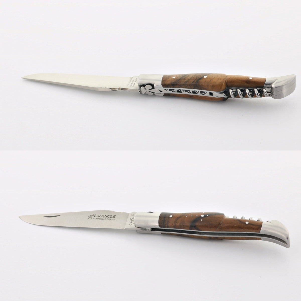 Classic Laguiole Corkscrew Knife Walnut Handle