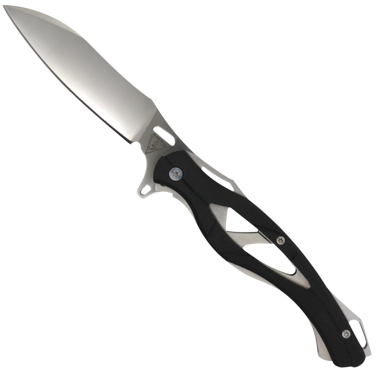 AR1890 Black G10 Handle Flipper Knife-Linerlock