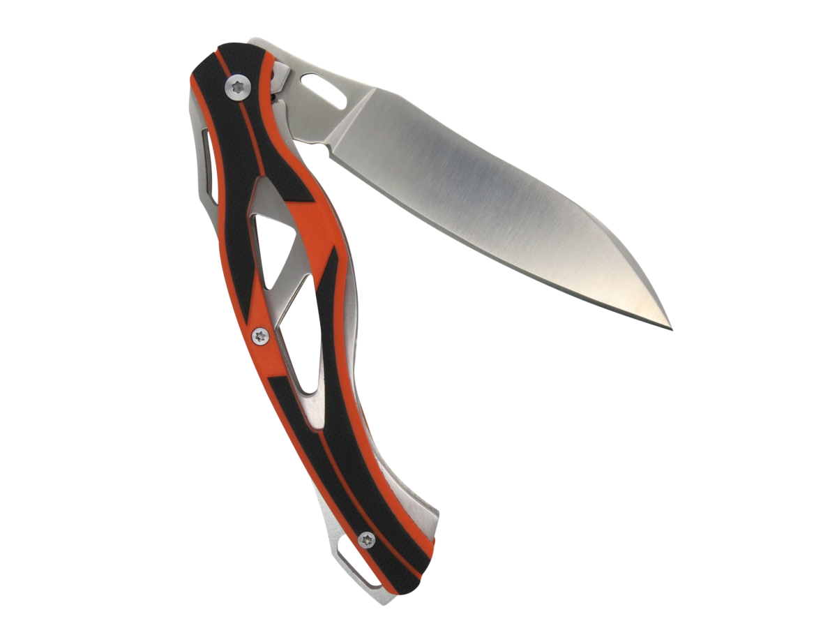 AR1890 Black & Orange G10 Handle Flipper Knife-Linerlock