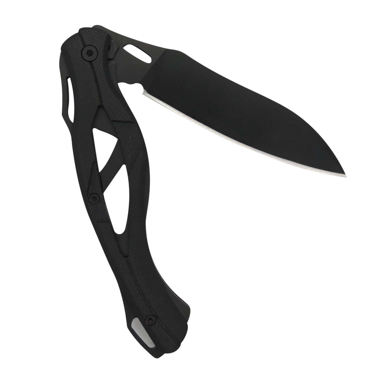 AR1890 Titanium Black G10 Handle Flipper Knife-Linerlock