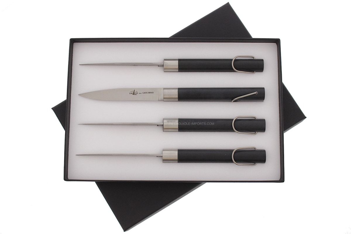 André BRAS Set of 4 table knives - Composit Plant Fiber - matt finish - Dishwasher safe-Cutlery