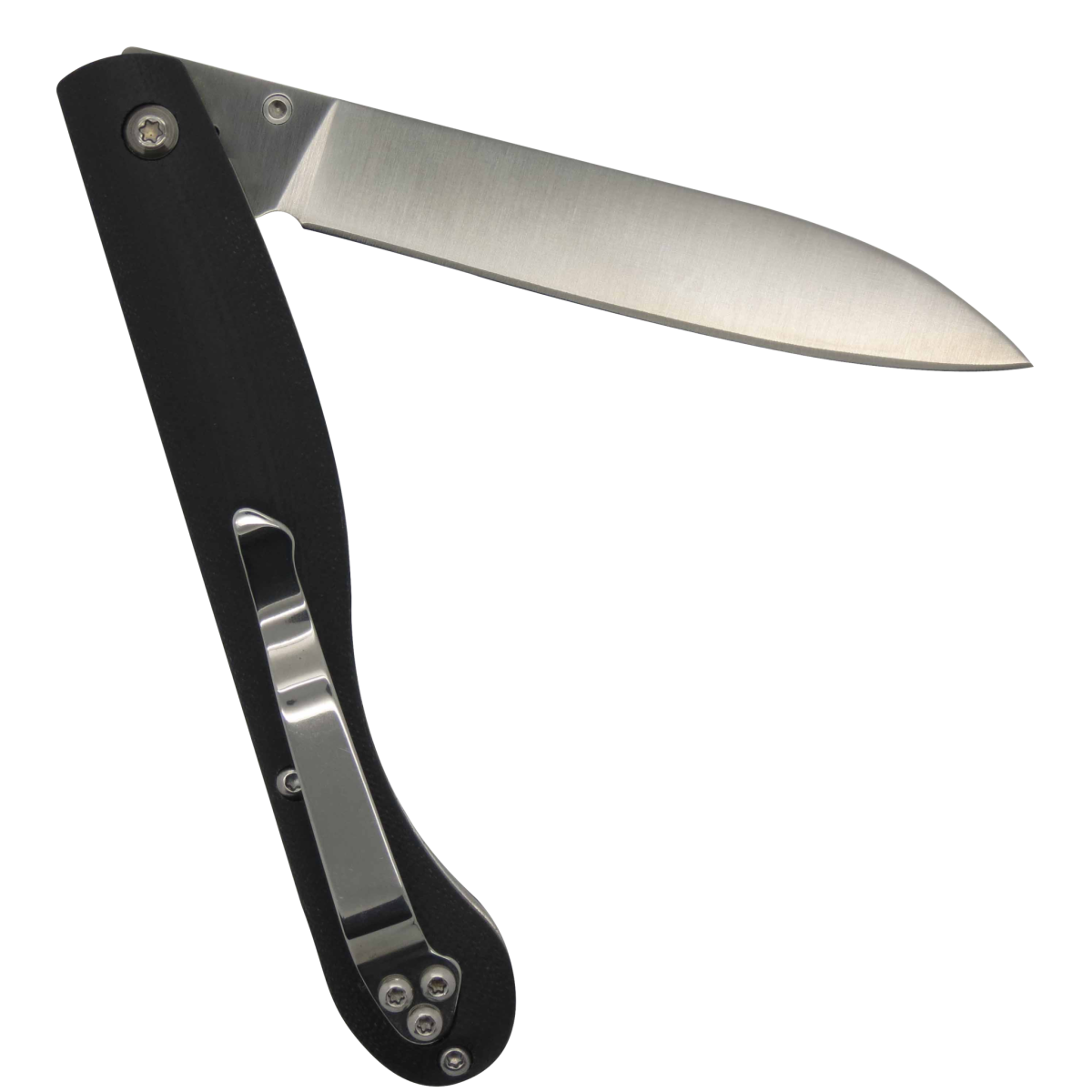 Aurillac Black G10 Handle Linerlock Folding Knife-Linerlock