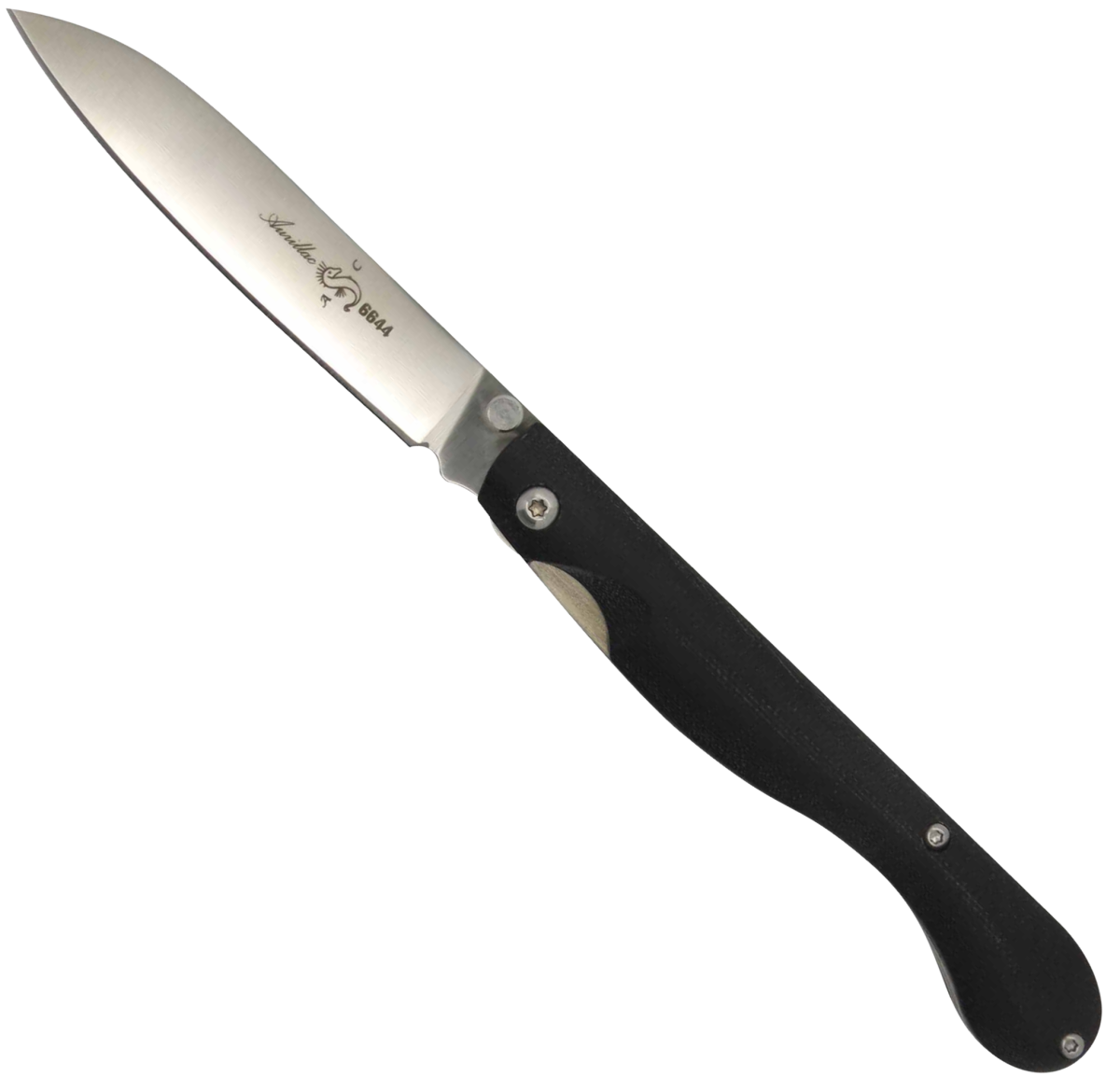 Aurillac Black G10 Handle Linerlock Folding Knife-Linerlock