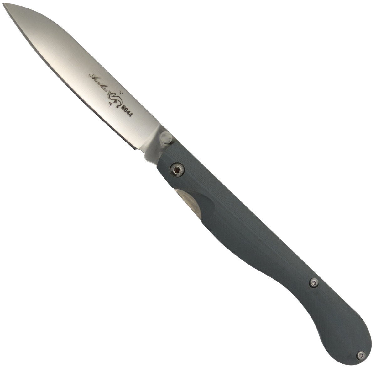 Aurillac Gray G10 Handle Linerlock Folding Knife-Linerlock